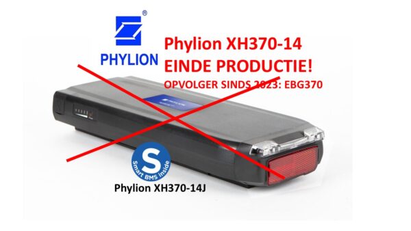 Phylion XH370-14J smart BMS accu vervangen door EBG370